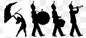 Color Guard - Marching Band Clipart