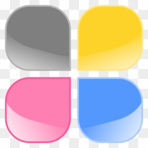 Jelly Buttons - Square With 3 Rounded Corners