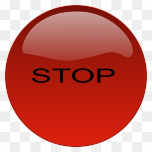 Stop Button Svg Clip Arts 600 X 600 Px - Stop Button Icon Png