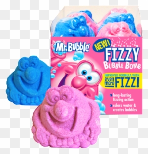 New - Mr. Bubble Fizzy Bubble Bath Bomb - Tray