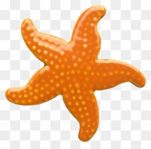 102or 5" Starfish-orange Ceramic Pool Mosaic - Star Fish Clip Art