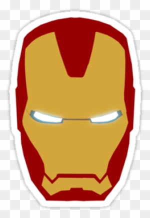 Iron Man Helmet By Iamzsamz Iron Man Mask Sticker Free Transparent Png Clipart Images Download