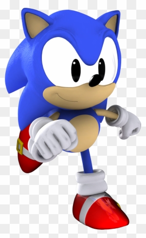 Sonic The Hedgehog Clipart Classic - Classic Sonic The Hedgehog 3d