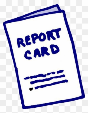 free clipart of bad report card