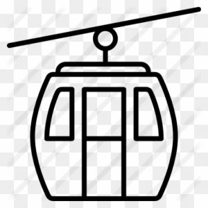 Cable Car Cabin - Cable Car Coloring Page