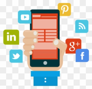 Social Media Marketing - Social Media Phone Png