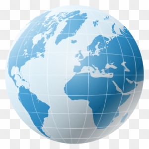 Globe World Map Illustration - World Map Clipart Hd