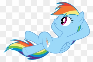 Rainbow Dash By Smithpat989 Rainbow Dash Sitting - Mlp Rainbow Dash Sitting  Down - Free Transparent PNG Clipart Images Download