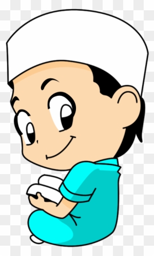Quran Muslim Islam Cartoon Child - Muslim Boy Cartoon Png