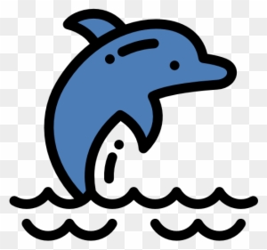 Dolphin Free Icon - Fish Fin