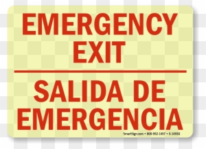 Zoom, Price, Buy - Emergency Evacuation Route Sign 14 X 10