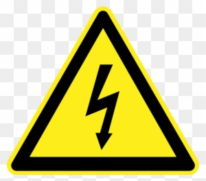 Electricity Hazard Warning Sign Vector Image - Electricity Warning Sign Png