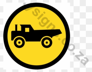 Temporary Construction Vehicles Only Road Sign - - Construction Road Signs