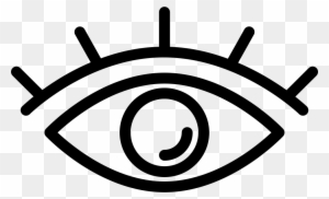 Eye Outline With Lashes Comments - Eye Outline Logo