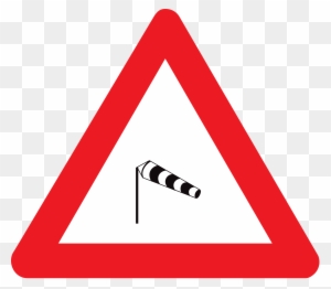 Warning Sign Traffic Sign Advarselstrekant Clip Art - Red Triangle Road Sign