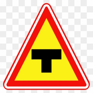 Open - Cross Road Traffic Sign