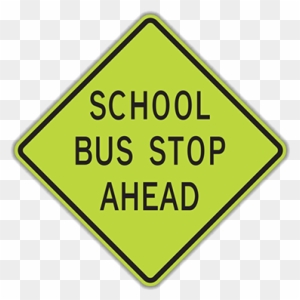 Hs3-1 School Bus Stop Ahead - School Bus Stop Ahead Sign