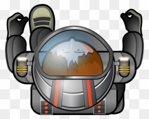 Helmet Clipart Space Suit - Robot Top Down Png