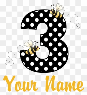 3rd Birthday Bumble Bee T-shirt - Personalized Yellow Ribb Square Car Magnet 3" X 3"