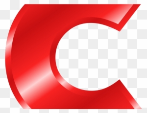 C Clipart Red Letter - Alphabet
