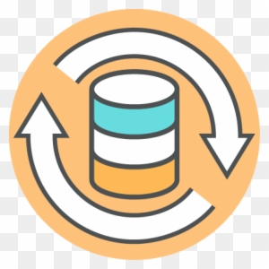 Backup And Replication Data Protection Solutions Icon - Database Icon Jpg 300 Dpi Free