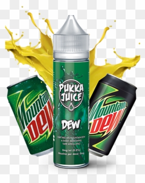 Pukka, Pukka Juice, Juice, Vape, Vaping - Mountain Dew Soda - 16 Fl Oz