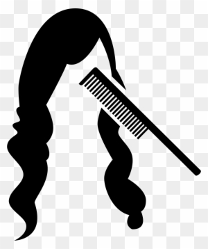 Comb And Long Hair Comments - Comb Hair Icon
