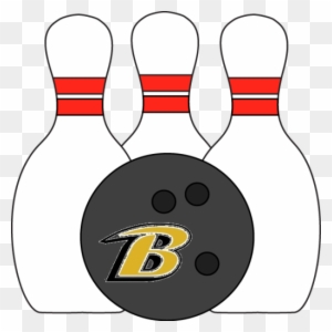 Bowling - Clip Art Bowling Pin And Ball