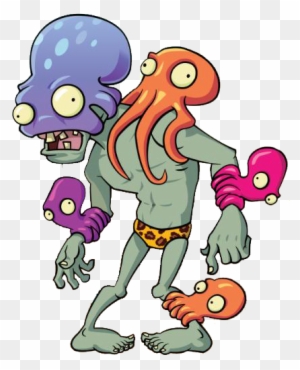 Plant Zombie, Zombie Party, Plants Vs Zombies, Birthday - Plants Vs Zombies 2 Octo Zombie