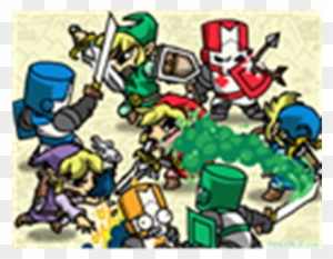 Zelda Four Swords Vs - Castle Crashers Vs Battleblock Theater