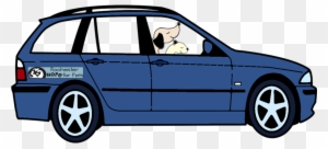 Donating Your Car Is Easy - Cartoon Car Side View