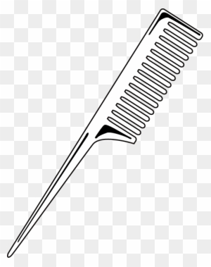 Comb Hairbrush Drawing Clip Art - Drawing Of A Comb