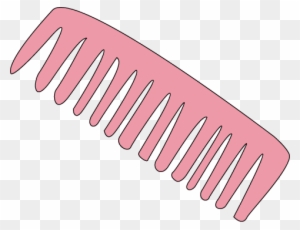 Pink Clipart Hair Brush - Hair Comb Clip Art