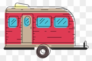 Travel Trailer Illustration - Travel