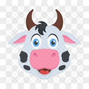 Cow Face Icon - Cara De Vaca De Frente