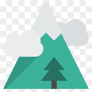 Flag Mountain Scalable Vector Graphics Icon - Tree Icon Snow