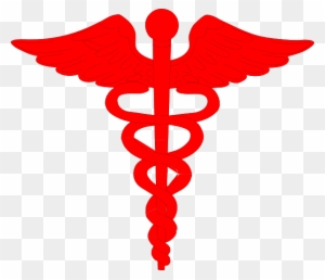 Doctor Logo Clip Art At Clipart Library - Staff Of Asclepius Red