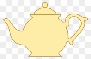 Teapot 1 Clip Art Slbp0v Clipart - Yellow Tea Pot Clip Art