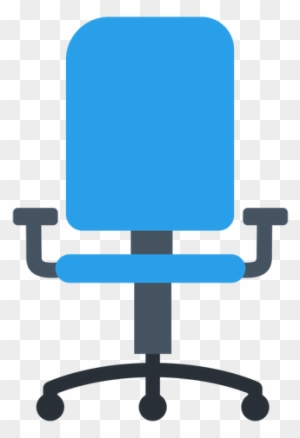 Blue Office Chair Clipart - Office Chair Icon Png