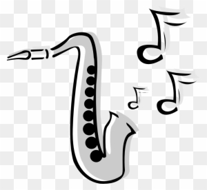 Alto Saxophone Clip Art - Musical Instruments Clip Art
