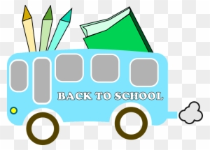 Back To School Clip Art - First Day To School Clipart Png