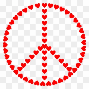 Clipart Peace Sign Love - Peace And Love Clipart