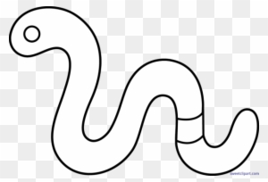 Worms Clipart Black And White, Transparent PNG Clipart Images Free