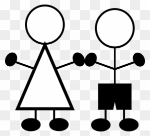 Boy And Girl Stick Figures