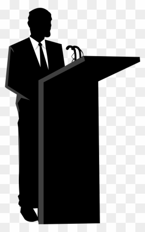 Size - Person Talking On Podium - Free Transparent PNG Clipart Images