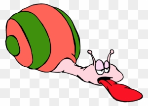 Long Day Weekend Clipart - Tired Snail Cartoon