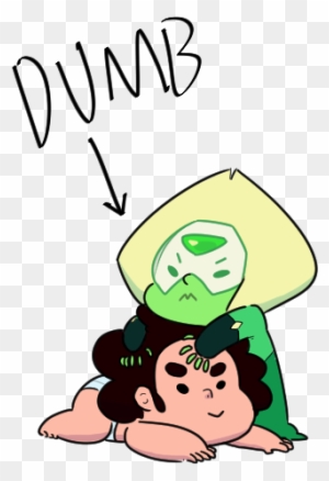 Dumb Green Facial Expression Cartoon Text Emotion Fictional - Steven Universe Baby Peridot