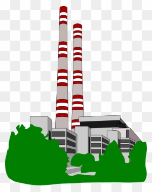 Factory Clipart Free Clip Art Of 8 Clipartwork - Electric Power Plant Clipart