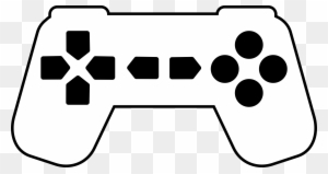 Controller Clipart Black And White - Game Controller Black And White