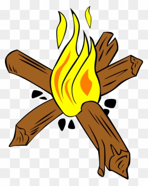 Campfire Camping Fire Making Clip Art - Build A Star Fire